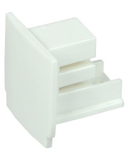 Белая заглушка IEK LPK0D-ZGL-3-K01 для трехфазных шинопровода