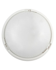 Белый светильник Lena Lighting Luna 100Вт E27 с матовым рассеивателем (30808007)