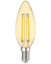 LED лампа IEK LLF-C35-5-230-30-E14-CLG C35 (свеча) 5Вт 230В 2700К E14 серия 360° (золото)