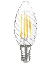 LED лампа IEK LLF-CT35-5-230-30-E14-CL CT35 (свеча витая) 5Вт 230В 3000К E14 серия 360°