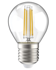 Прозрачная LED лампа IEK LLF-G45-5-230-30-E27-CL G45 (шар) 5Вт 230В 3000К E27 серия 360°