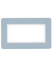 Пластикова рамка Berker 13096156 1Х Q.7 з великим отвором (синій кремінь)