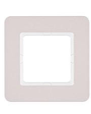 Пластикова рамка Berker 10116152 1Х Q.7 для вимикача (рожевий кварц)