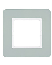 Пластиковая рамка Berker 10116154 1Х Q.7 для розетки (зеленый базальт)