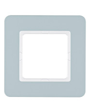 Пластиковая рамка Berker 10116155 1Х Q.7 для розетки (синяя галька)