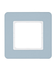 Пластикова рамка Berker 10116156 1Х Q.7 для розетки (синій кремінь)