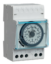 Суточный аналоговый таймер Hager EH110A 6-24В AC/DC