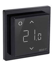 Терморегулятор Devi Smart (+5+45С) Wi-Fi 85х85мм 16A черный (140F1143)