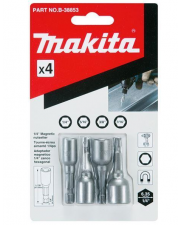 Набор дюймовых магнитных насадок Makita B-38853 (4шт)
