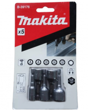 Набор магнитных насадок Makita B-39176 с хвостовиком 1/4'' Hex (6 8 10 12 13х50мм)