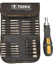 Набор насадок и сменных головок Topex 39D352 с держателем (26шт)