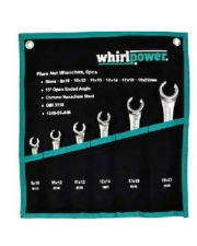 Набір розрізних ключів Whirlpower 1245-51-A06 (23803) 8-22мм (6шт у чохлі)