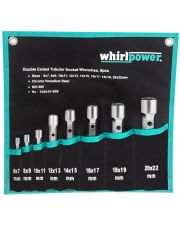 Набор трубчатых ключей Whirlpower 1244-41-B08 (23437) 6-22мм (8шт в чехле)