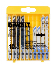 Универсальный набор пильных полотен для электролобзиков DeWALT DT2294 (10шт)