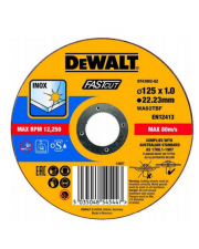 Отрезной диск по металлу DeWALT DT43902 Inox Fastcut 125х1,0х22,2мм