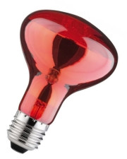 Лампа інфрачервона 250Вт Е27 червона, ІКЗК