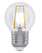 Прозрачна LED лампа Electrum GL LB-4F D45 4Вт E27 3000K (A-LB-0412.)