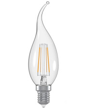 Прозрачная LED лампа Electrum GL LC-4FP C37 4Вт Е14 4000K (A-LC-1368)