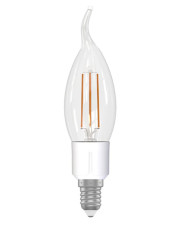 Прозрачная LED лампа Electrum GL LС-4FP C37 5Вт Е14 4000K (A-LC-1881)