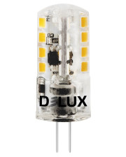 LED лампа Delux G4E 3Вт 220В G4 3000K (90013164)