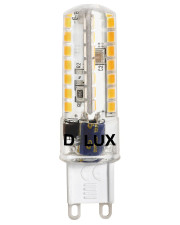 LED лампа Delux G9E 4,5Вт 220В G9 3000K (90013167)