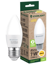 LED лампа Enerlight С37 9Вт E14 3000K