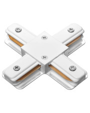 X-образный коннектор для однофазного шинопровода Delux 2XC белый (90015819)
