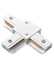 Т-образный коннектор для однофазного шинопровода Delux 2TC белый (90015816)