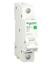 Автоматический выключатель Schneider Electric R9F02120 RESI9 6кА 1P 20A В