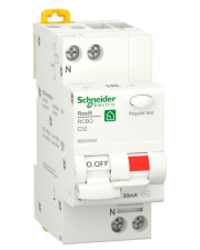 Диференціальний автомат Schneider Electric R9D25632 RESI9 6кА 1P+N 32A C 30мА АC
