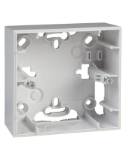 Коробка для наружного монтажа Schneider Electric MGU8.002.18 на 2 модуля (белый) Unica