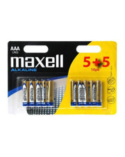 Щелочная батарейка Maxell 790254.00 Alkaline AAA LR03 10шт (5+5) в блистере