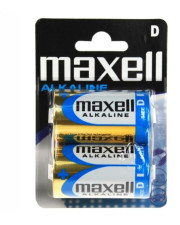 Щелочная батарейка Maxell 774410.04 Alkaline D/LR20 2шт в блистере