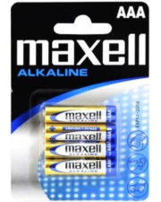 Щелочная батарейка Maxell 723671.04 Alkaline AAA/LR03 4шт в блистере