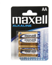Лужна батарея Maxell 723758.04 Alkaline AA/LR6 4шт у блістері