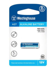 Щелочная аварийная батарейка Westinghouse A27-BP1 Remote Control Alkaline A27 12V 1шт в блистере
