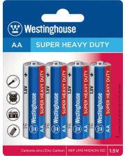 Сольова батарейка Westinghouse R6P-BP4 Super Heavy Duty AA/R6 4шт у блістері