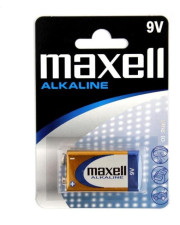 Щелочная батарейка Maxell 723761.04 Alkaline 9V/6LR61 крона 1шт в блистере