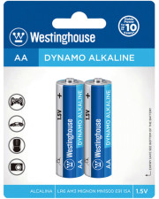 Щелочная батарейка Westinghouse LR6-BP2 Dynamo Alkaline AA/LR6 2шт в блистере