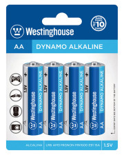 Щелочная батарейка Westinghouse LR6-BP4 Dynamo Alkaline AA/LR6 4шт в блистере