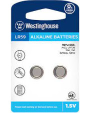 Лужна батарея Westinghouse LR48-BP2(AG5-BP2) Alkaline таблетка LR48 2шт у блістері
