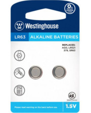 Щелочная батарейка Westinghouse LR63-BP2(AG0-BP2) Alkaline таблетка LR63 2шт в блистере