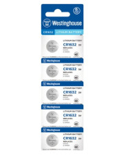 Литиевая батарейка Westinghouse CR1632-BP5 Lithium таблетка CR1632 5шт в блистере