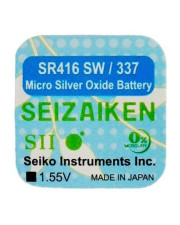 Оксид-серебряно-цинковая батарейка Seizaiken B-SZK-SR416SW-B1F. 337/SR416SW 1шт
