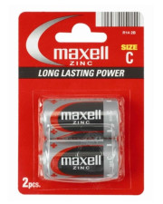 Солевая батарейка Maxell 774403.04 R14 2шт/уп в блистере