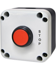 Кнопковий пост Eti ESB1-V2 Standart STOP червона (4771622)