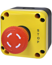 Кнопочный пост Eti ESB1Y-V1 Standart STOP желто-черный (4771624)