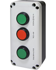 Кнопочный пост Eti ESB3-V6 Standart FORWARD/STOP/REVERSE зеленая/красная/зеленая (4771629)