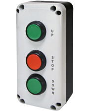 Кнопковий пост Eti ESB3-V7 Standart UP/STOP/DOWN зелена/червона/зелена (4771630)
