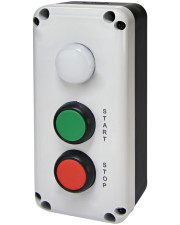 Кнопковий пост Eti ESB3-V8 Standart START/STOP з лампою LED240V AC червона/зелена/біла (4771628)